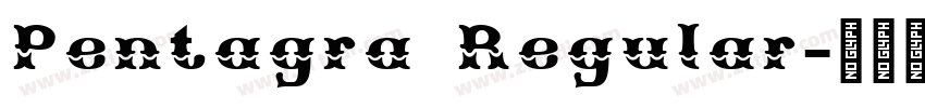 Pentagra Regular字体转换